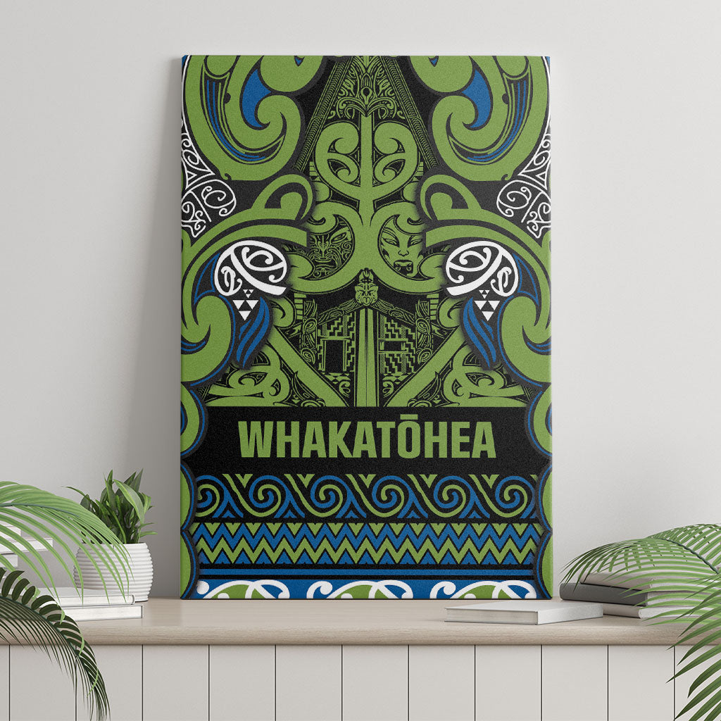 Aotearoa Iwi Whakatohea Canvas Wall Art Maori Wharenui House Tribal Pattern