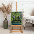 Aotearoa Iwi Whakatohea Canvas Wall Art Maori Wharenui House Tribal Pattern