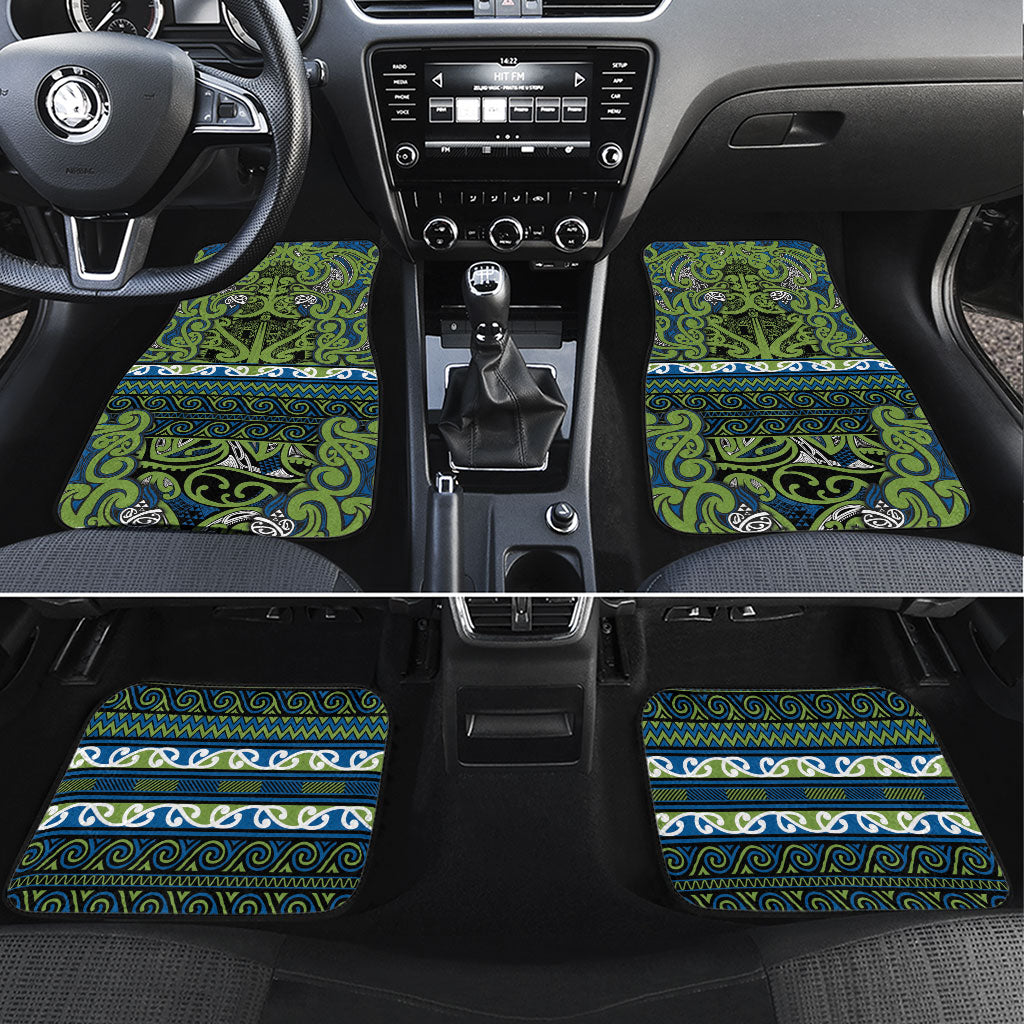 Aotearoa Iwi Whakatohea Car Mats Maori Wharenui House Tribal Pattern