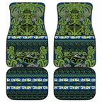 Aotearoa Iwi Whakatohea Car Mats Maori Wharenui House Tribal Pattern