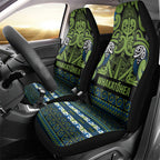 Aotearoa Iwi Whakatohea Car Seat Cover Maori Wharenui House Tribal Pattern