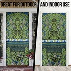 Aotearoa Iwi Whakatohea Door Cover Maori Wharenui House Tribal Pattern