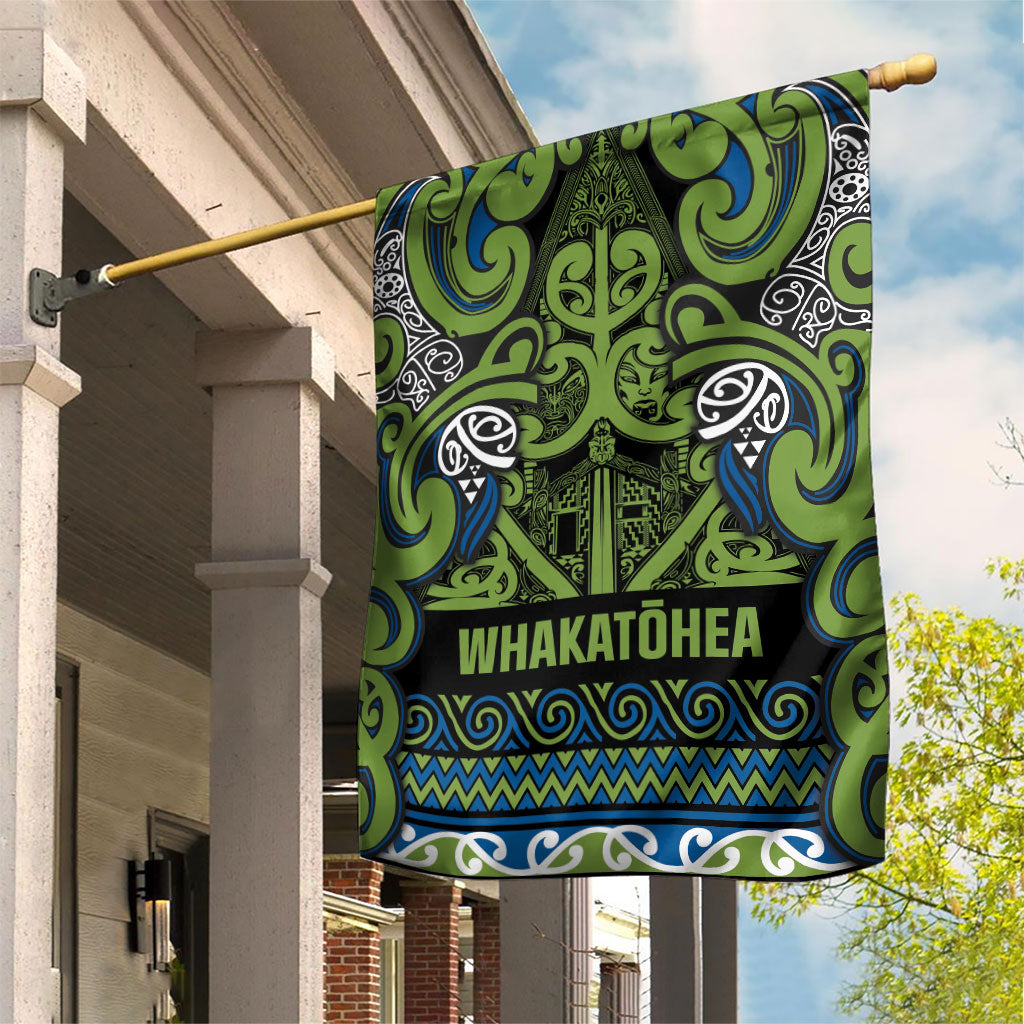 Aotearoa Iwi Whakatohea Garden Flag Maori Wharenui House Tribal Pattern