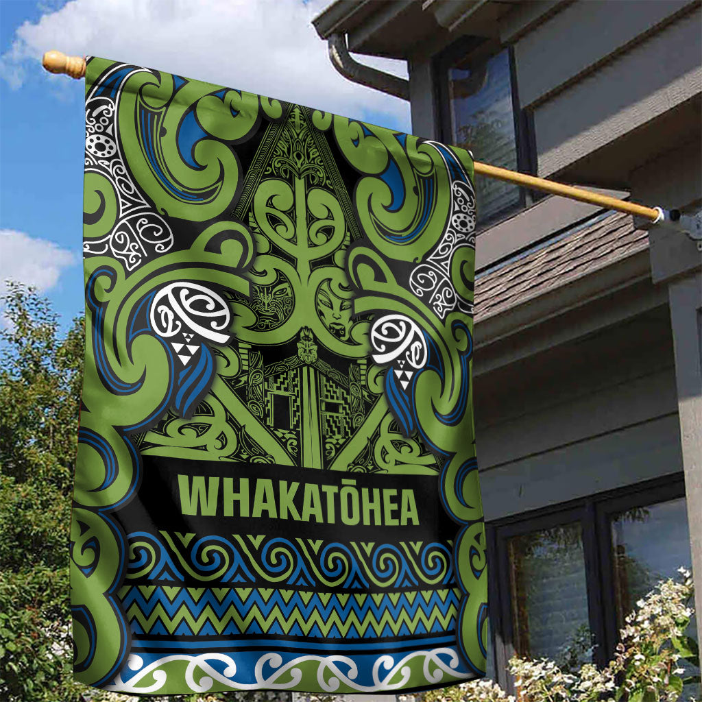 Aotearoa Iwi Whakatohea Garden Flag Maori Wharenui House Tribal Pattern