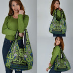 Aotearoa Iwi Whakatohea Grocery Bag Maori Wharenui House Tribal Pattern
