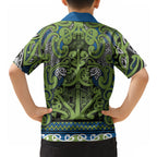 Aotearoa Iwi Whakatohea Hawaiian Shirt Maori Wharenui House Tribal Pattern