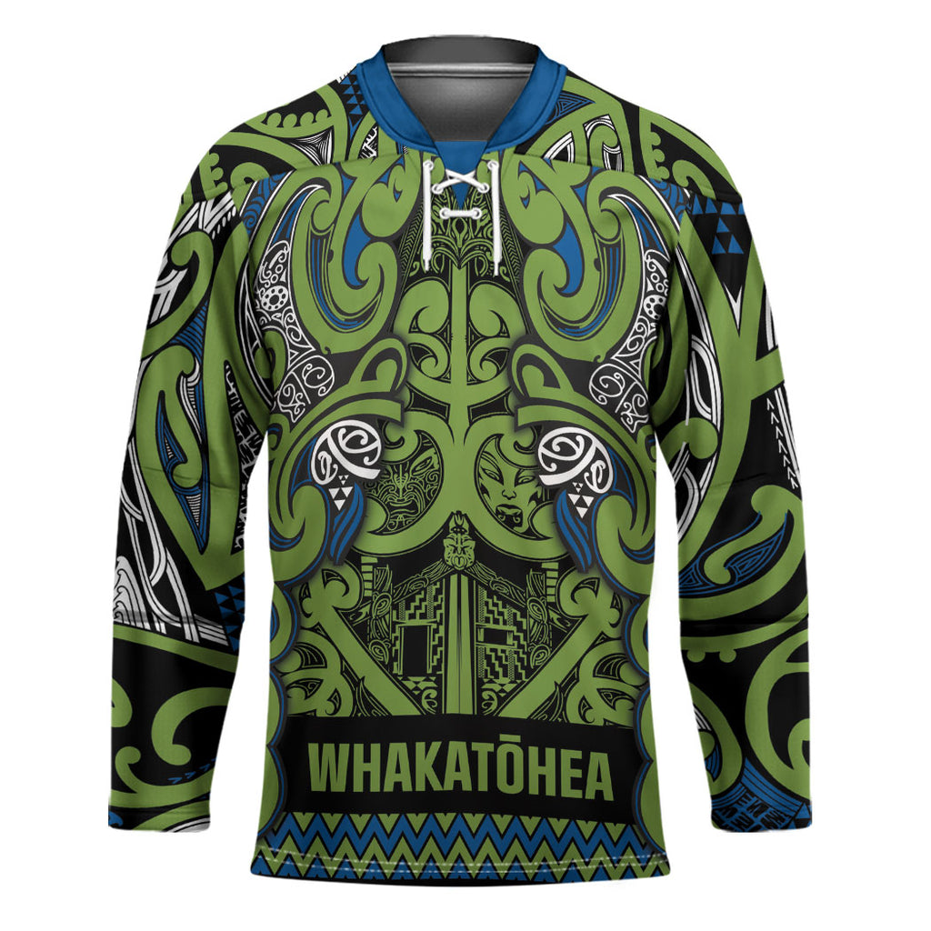 Aotearoa Iwi Whakatohea Hockey Jersey Maori Wharenui House Tribal Pattern