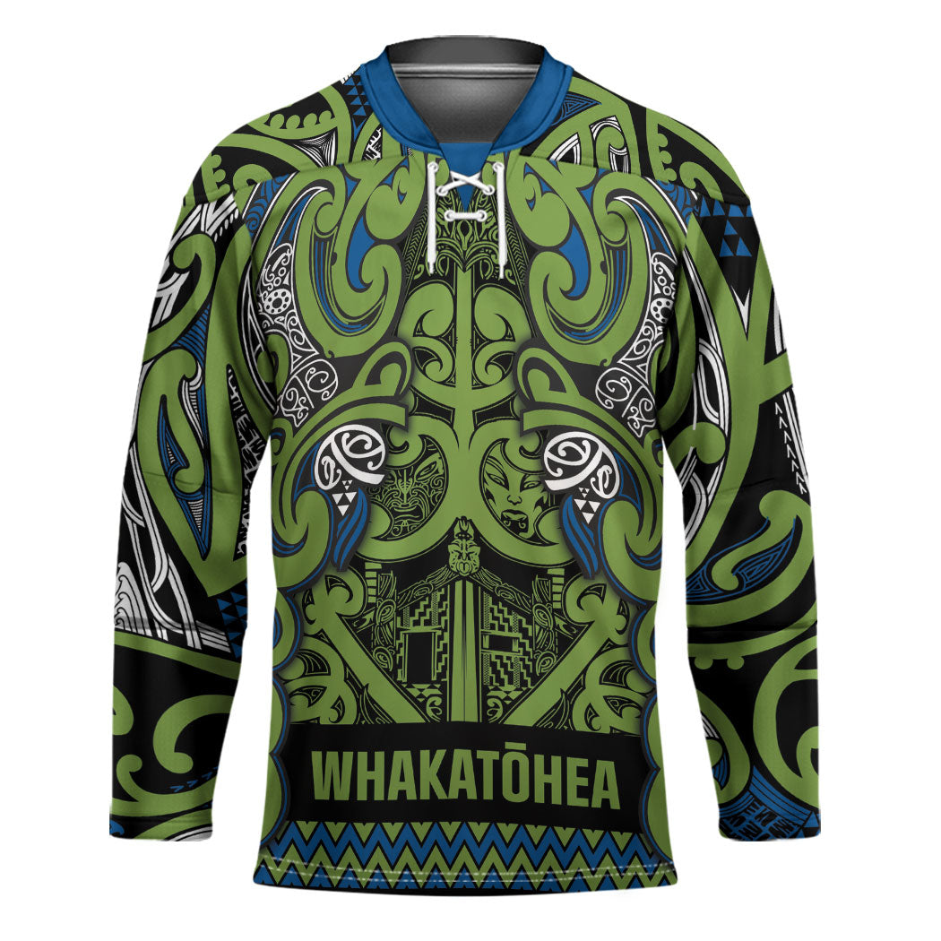 Aotearoa Iwi Whakatohea Hockey Jersey Maori Wharenui House Tribal Pattern