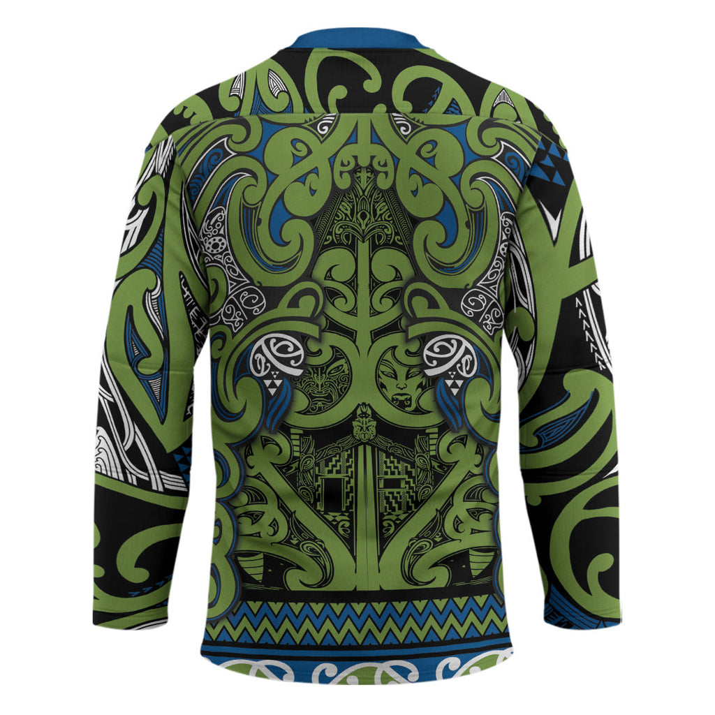 Aotearoa Iwi Whakatohea Hockey Jersey Maori Wharenui House Tribal Pattern