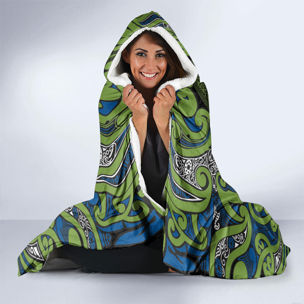 Aotearoa Iwi Whakatohea Hooded Blanket Maori Wharenui House Tribal Pattern