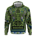 Aotearoa Iwi Whakatohea Hoodie Maori Wharenui House Tribal Pattern