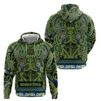 Aotearoa Iwi Whakatohea Hoodie Maori Wharenui House Tribal Pattern