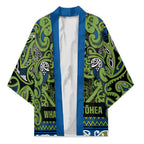 Aotearoa Iwi Whakatohea Kimono Maori Wharenui House Tribal Pattern