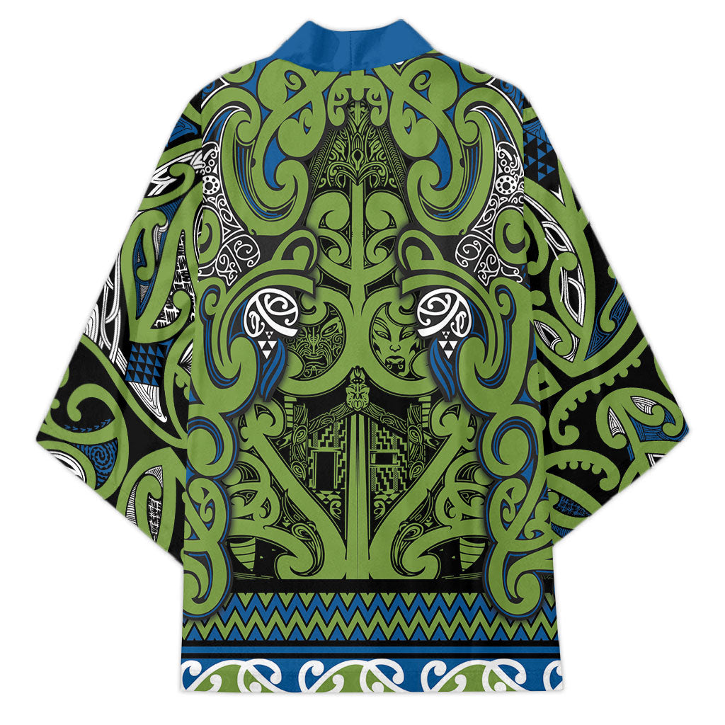 Aotearoa Iwi Whakatohea Kimono Maori Wharenui House Tribal Pattern