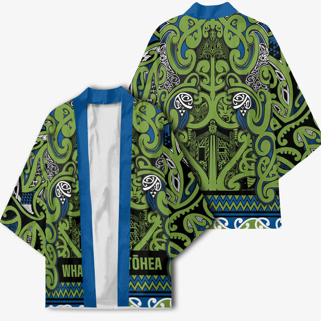 Aotearoa Iwi Whakatohea Kimono Maori Wharenui House Tribal Pattern