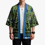 Aotearoa Iwi Whakatohea Kimono Maori Wharenui House Tribal Pattern