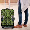 Aotearoa Iwi Whakatohea Luggage Cover Maori Wharenui House Tribal Pattern