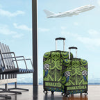 Aotearoa Iwi Whakatohea Luggage Cover Maori Wharenui House Tribal Pattern