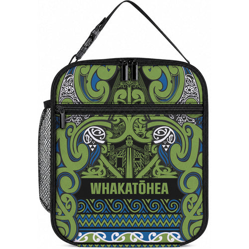 Aotearoa Iwi Whakatohea Lunch Bag Maori Wharenui House Tribal Pattern