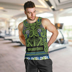 Aotearoa Iwi Whakatohea Men Tank Top Maori Wharenui House Tribal Pattern