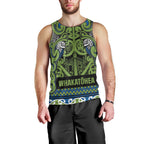Aotearoa Iwi Whakatohea Men Tank Top Maori Wharenui House Tribal Pattern