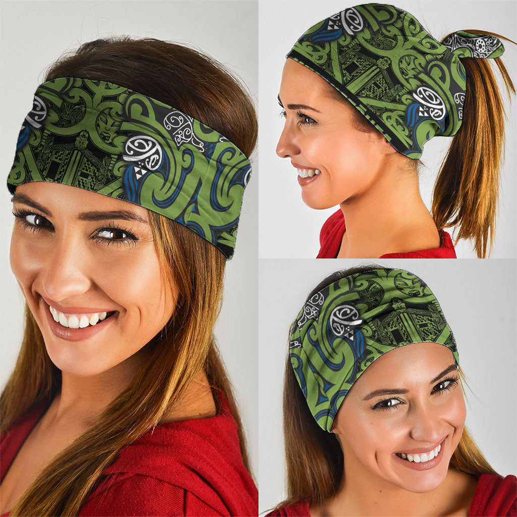 Aotearoa Iwi Whakatohea Neck Gaiter Maori Wharenui House Tribal Pattern
