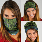 Aotearoa Iwi Whakatohea Neck Gaiter Maori Wharenui House Tribal Pattern