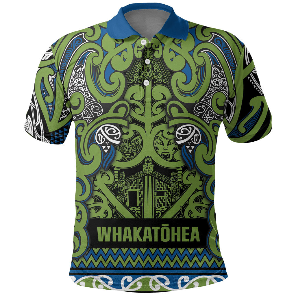 Aotearoa Iwi Whakatohea Polo Shirt Maori Wharenui House Tribal Pattern