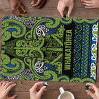 Aotearoa Iwi Whakatohea Puzzle Maori Wharenui House Tribal Pattern