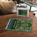 Aotearoa Iwi Whakatohea Puzzle Maori Wharenui House Tribal Pattern