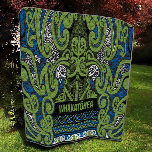 Aotearoa Iwi Whakatohea Quilt Maori Wharenui House Tribal Pattern