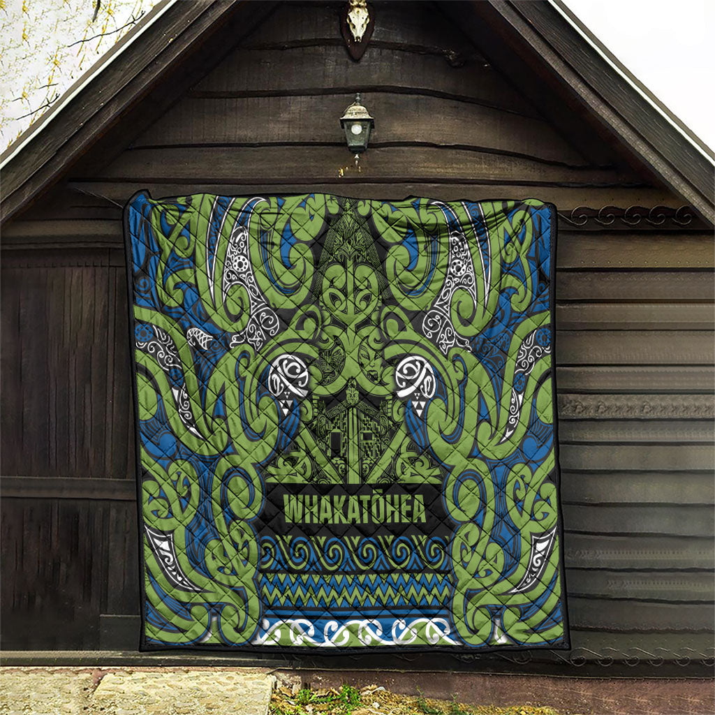 Aotearoa Iwi Whakatohea Quilt Maori Wharenui House Tribal Pattern