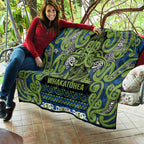 Aotearoa Iwi Whakatohea Quilt Maori Wharenui House Tribal Pattern