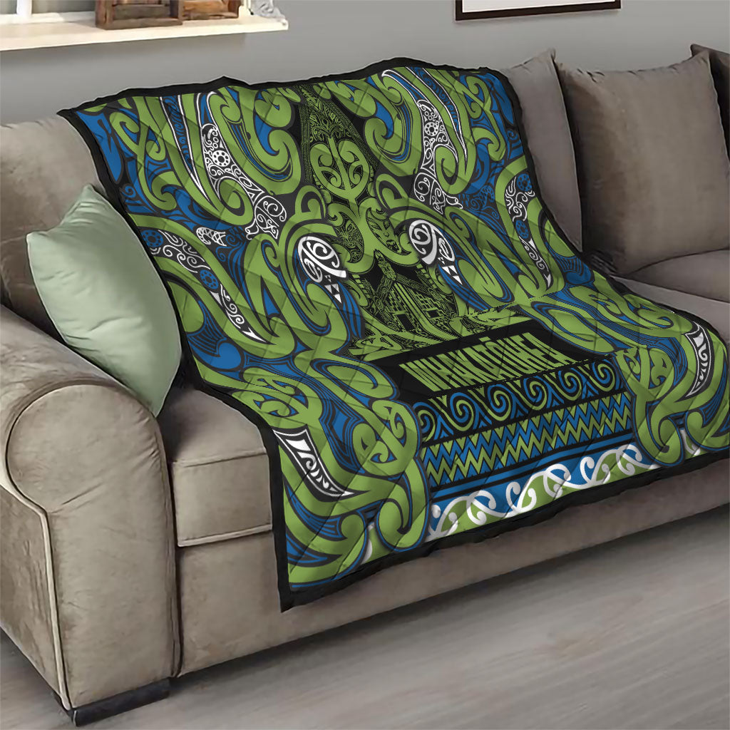 Aotearoa Iwi Whakatohea Quilt Maori Wharenui House Tribal Pattern