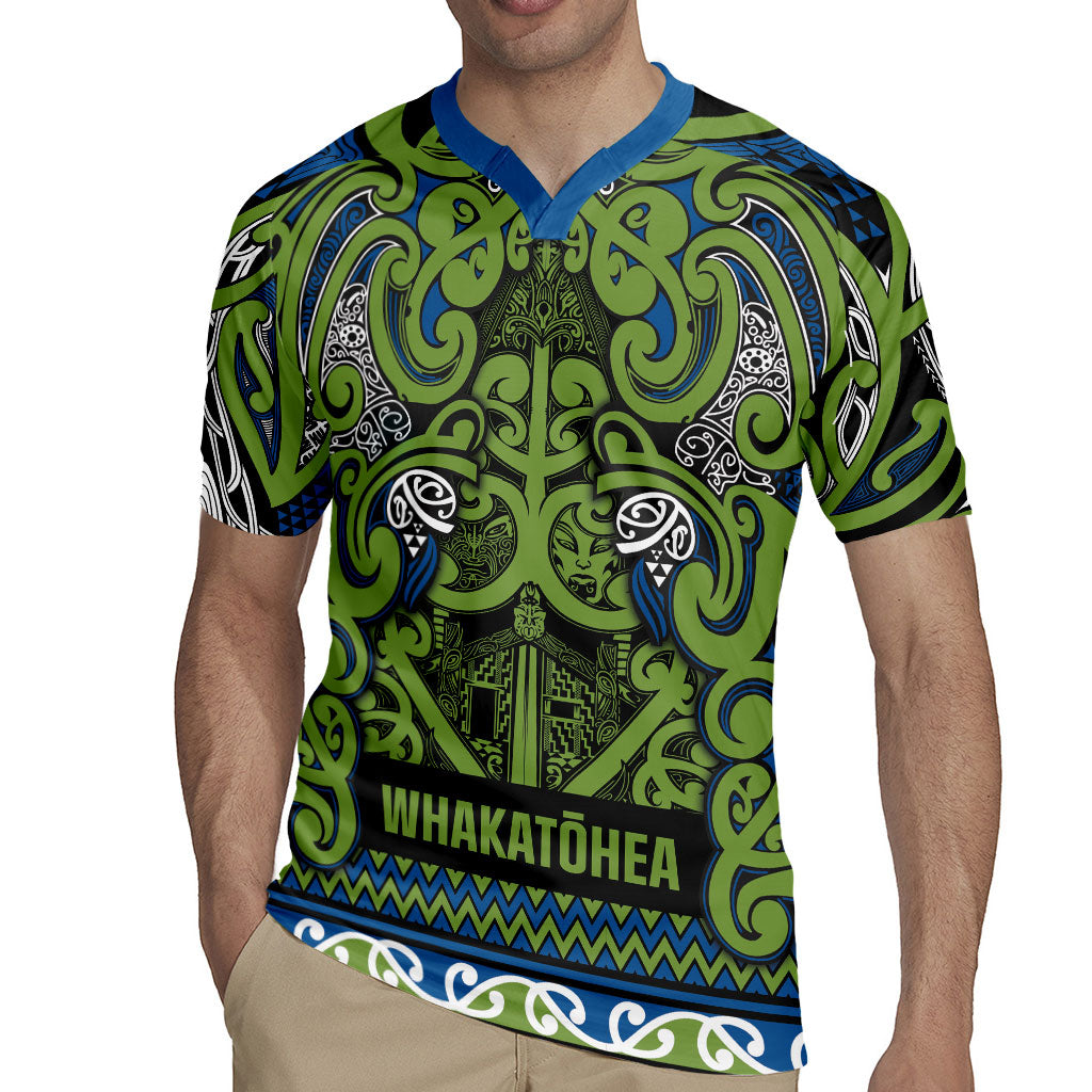 Aotearoa Iwi Whakatohea Rugby Jersey Maori Wharenui House Tribal Pattern