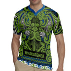 Aotearoa Iwi Whakatohea Rugby Jersey Maori Wharenui House Tribal Pattern