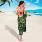 Aotearoa Iwi Whakatohea Sarong Maori Wharenui House Tribal Pattern