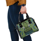 Aotearoa Iwi Whakatohea Shoulder Handbag Maori Wharenui House Tribal Pattern