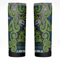 Aotearoa Iwi Whakatohea Skinny Tumbler Maori Wharenui House Tribal Pattern