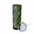 Aotearoa Iwi Whakatohea Skinny Tumbler Maori Wharenui House Tribal Pattern
