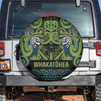 Aotearoa Iwi Whakatohea Spare Tire Cover Maori Wharenui House Tribal Pattern