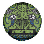 Aotearoa Iwi Whakatohea Spare Tire Cover Maori Wharenui House Tribal Pattern