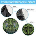 Aotearoa Iwi Whakatohea Spare Tire Cover Maori Wharenui House Tribal Pattern