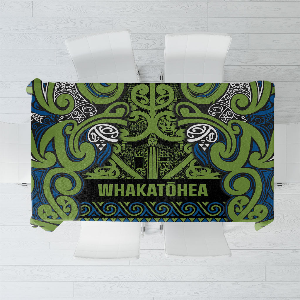 Aotearoa Iwi Whakatohea Tablecloth Maori Wharenui House Tribal Pattern