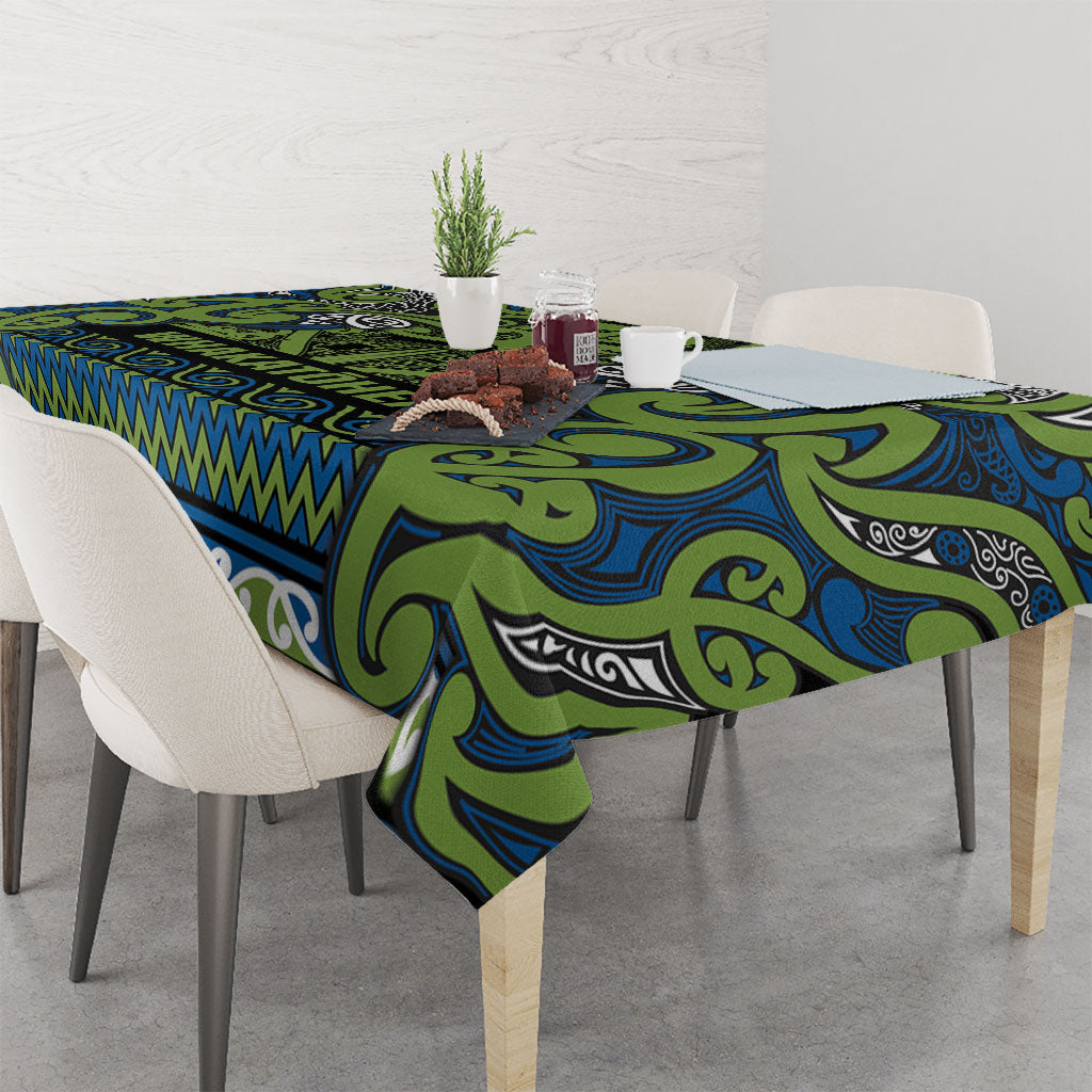 Aotearoa Iwi Whakatohea Tablecloth Maori Wharenui House Tribal Pattern