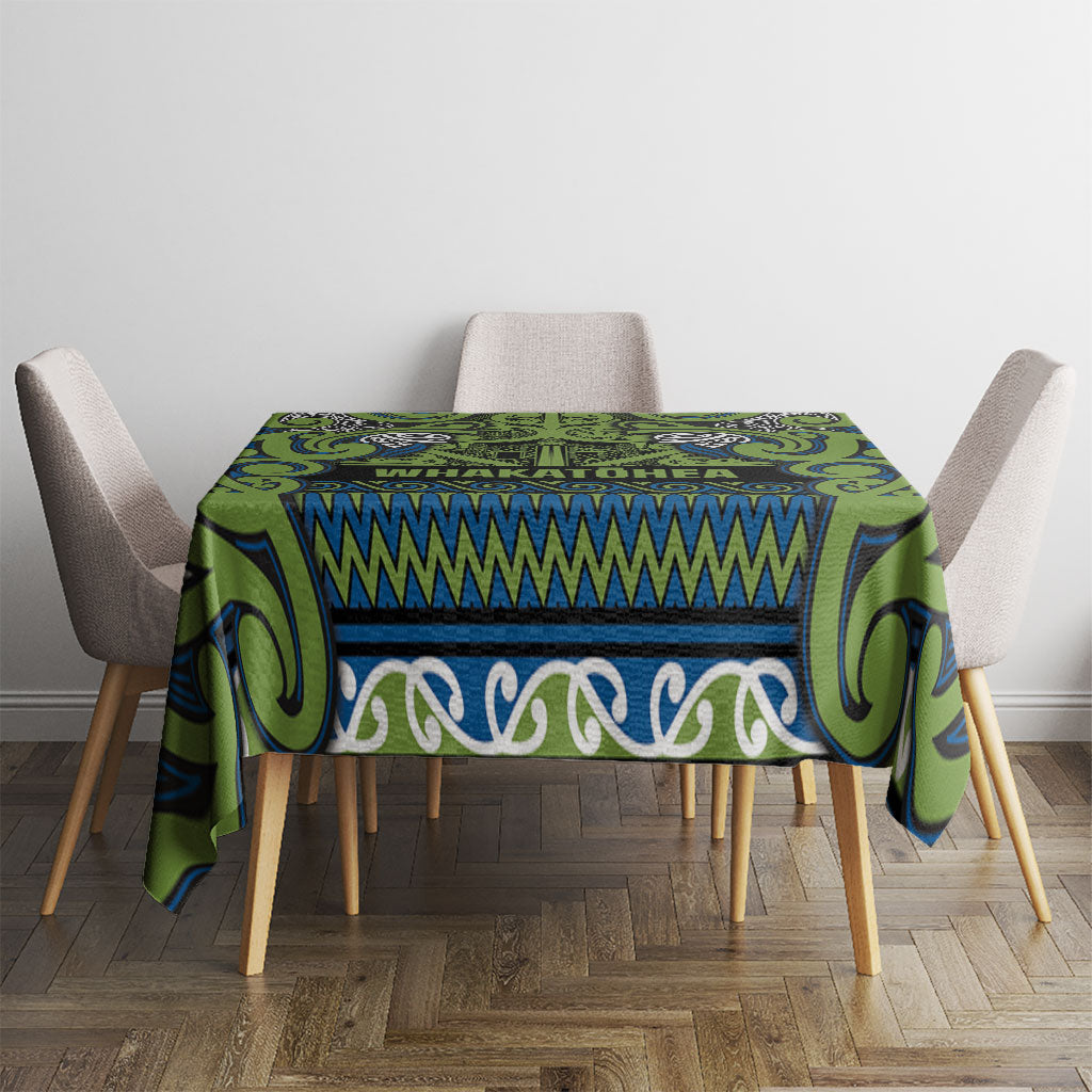 Aotearoa Iwi Whakatohea Tablecloth Maori Wharenui House Tribal Pattern