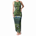 Aotearoa Iwi Whakatohea Tank Maxi Dress Maori Wharenui House Tribal Pattern