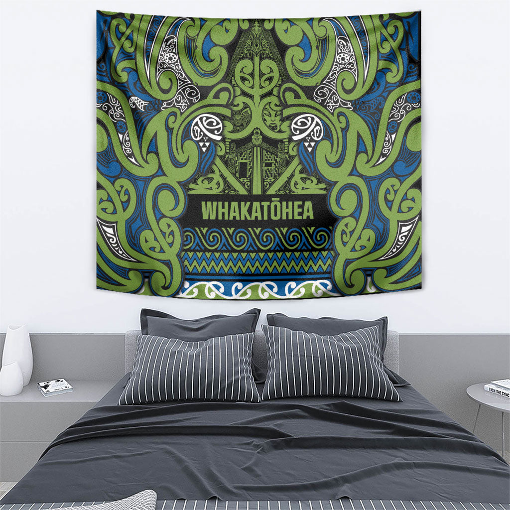 Aotearoa Iwi Whakatohea Tapestry Maori Wharenui House Tribal Pattern