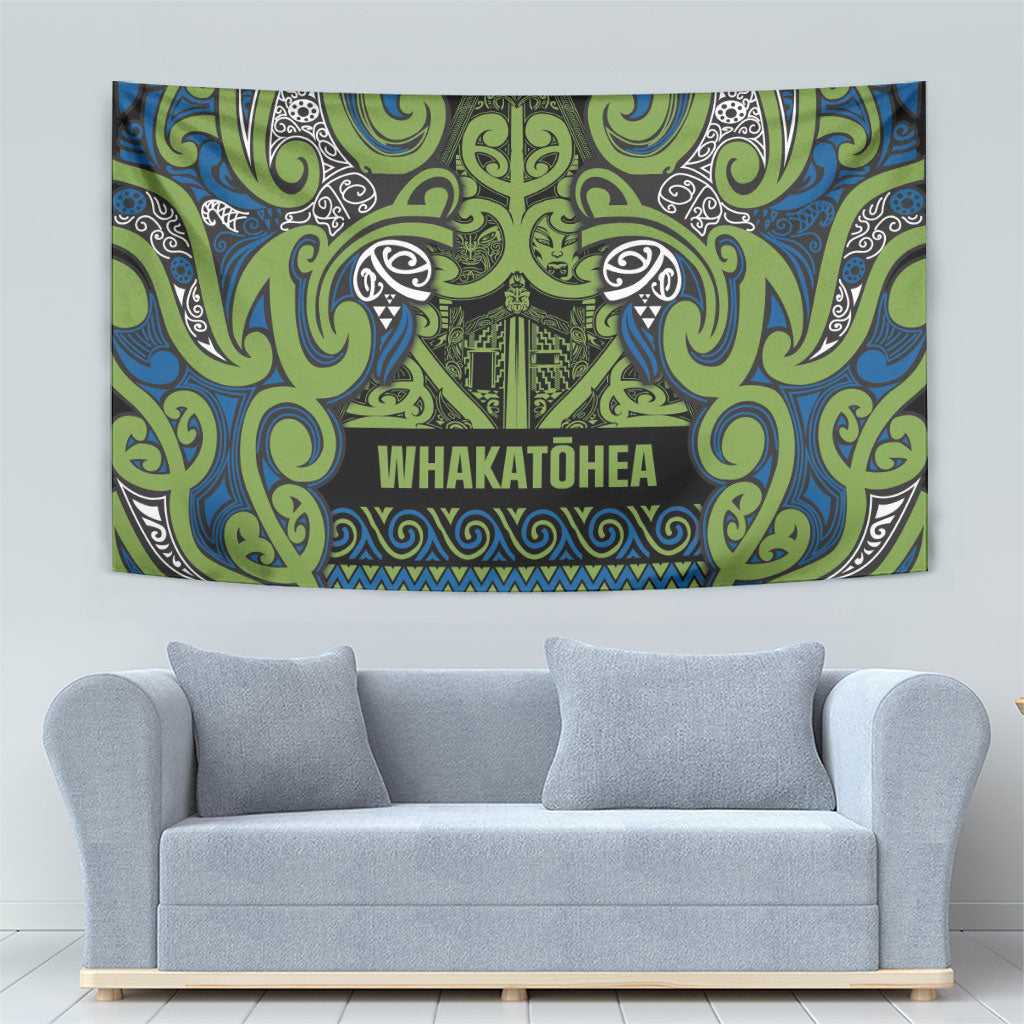 Aotearoa Iwi Whakatohea Tapestry Maori Wharenui House Tribal Pattern