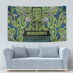 Aotearoa Iwi Whakatohea Tapestry Maori Wharenui House Tribal Pattern